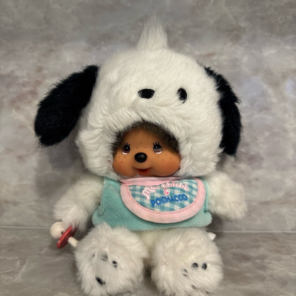 Rare Monchhichi × Sanrio Pochico Doll Plush